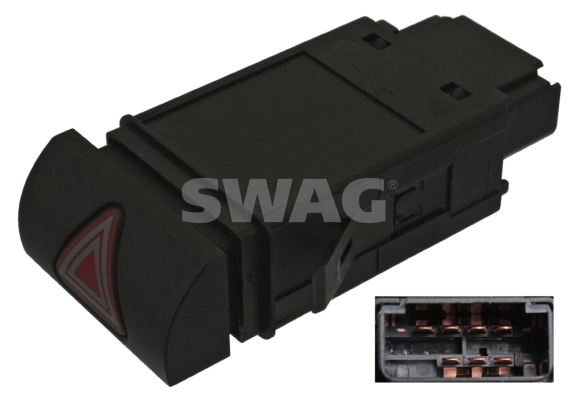 Botão de ativação do sinal de emergência para Seat Ibiza II 6K1