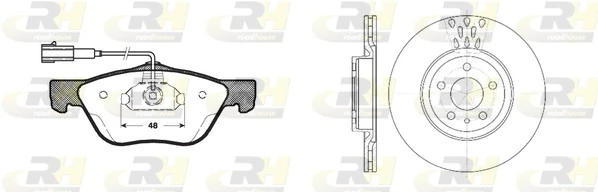 DP23020 Brembo Disco do freio dianteiro
