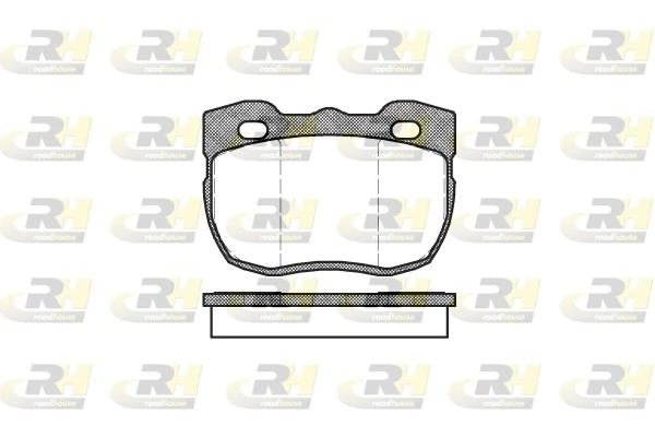 Sapatas do freio dianteiras de disco para Land Rover Discovery LG, LJ