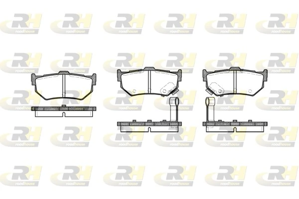 Compre Sapatas do freio traseiras de disco Suzuki Swift 2