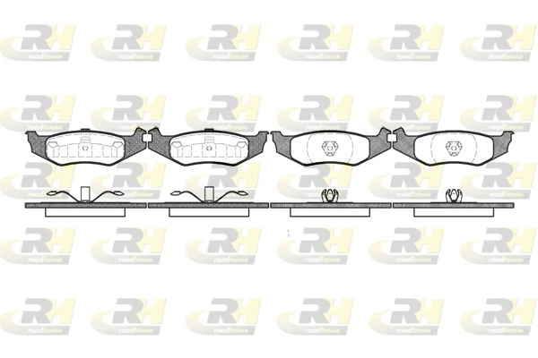 Sapatas do freio traseiras de disco Fiat/Alfa/Lancia K05080896AB