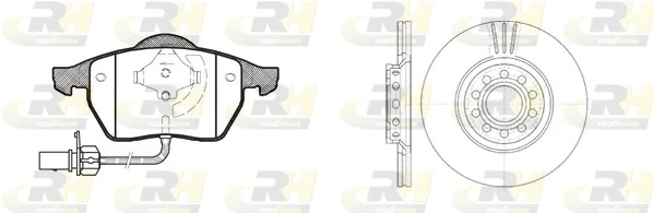 DP85049 Brembo Disco do freio dianteiro