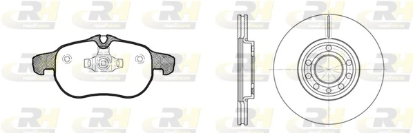 Kit de reparação dos freios dianteiros para Opel Vectra 
