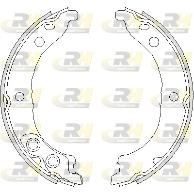 Sapatas do freio de estacionamento para Citroen Jumper 244