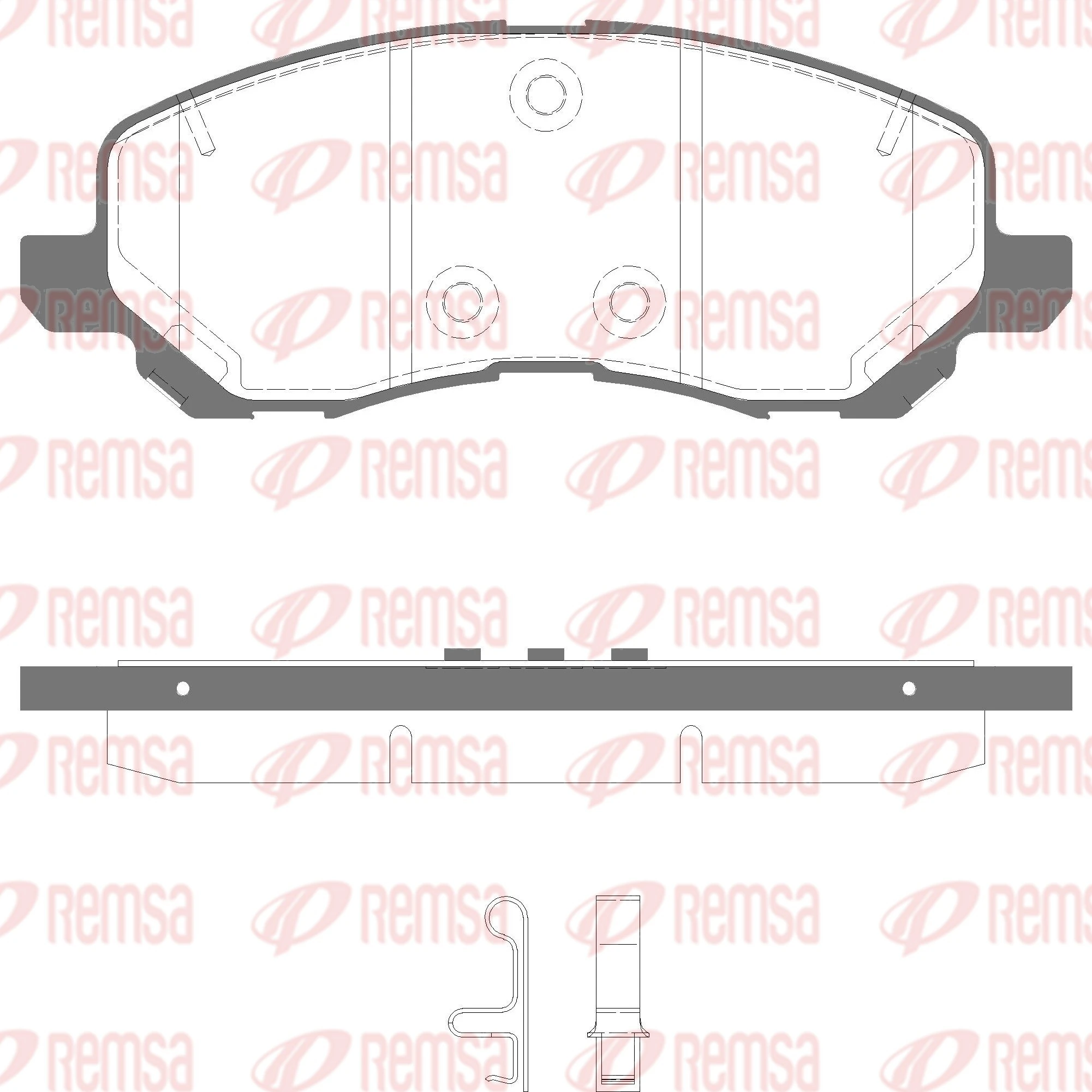 04383950 Chrysler Sapatas do freio dianteiras de disco