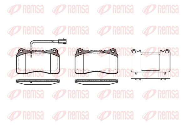 410603307R Renault (RVI) Sapatas do freio dianteiras de disco