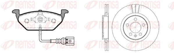 DP85017 Brembo Disco do freio dianteiro