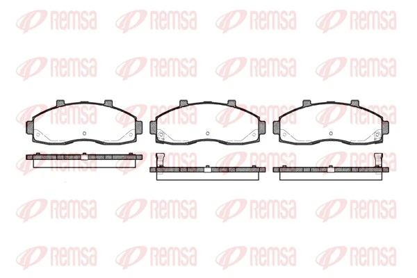 Sapatas do freio dianteiras de disco 0K72G3328Z Hyundai/Kia
