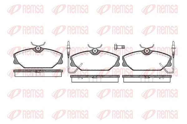 Sapatas do freio dianteiras de disco 7701202289 Renault (RVI)