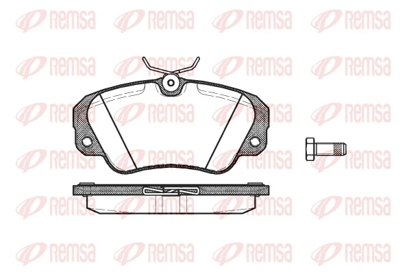 Sapatas do freio dianteiras de disco para Opel Omega 21, 22, 23
