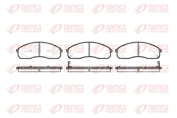 Sapatas do freio dianteiras de disco K75A3328Z Hyundai/Kia