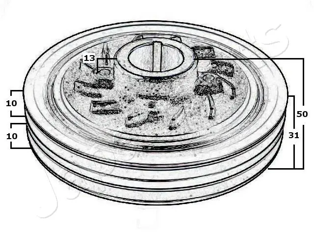 Polia de cambota Japan Parts PU500 preço, a partir de 73,82 USD