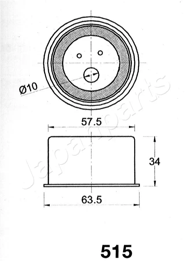 BE515 Japan Parts Rolo de reguladora de tensão da correia do mecanismo de distribuição de gás