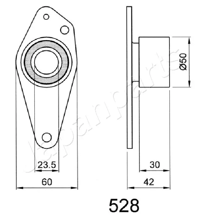 BE528 Japan Parts Rolo parasita da correia do mecanismo de distribuição de gás