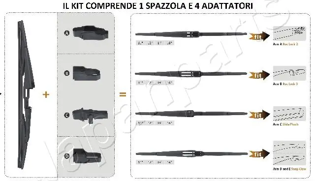 SSX35R Japan Parts Limpa-pára-brisas de vidro traseiro
