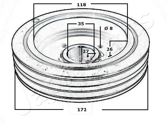 Compre PU500 Japan Parts Polia de cambota