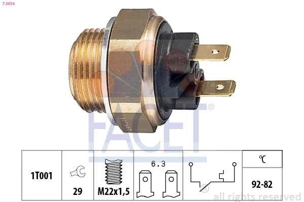 21595R7400 Nissan/Infiniti Sensor de temperatura do fluido de esfriamento (de ativação de ventilador do radiador)