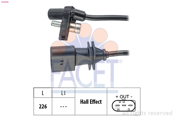 Sensor de posição (de revoluções) de cambota BMW 3 preço, a partir de 45,93 USD