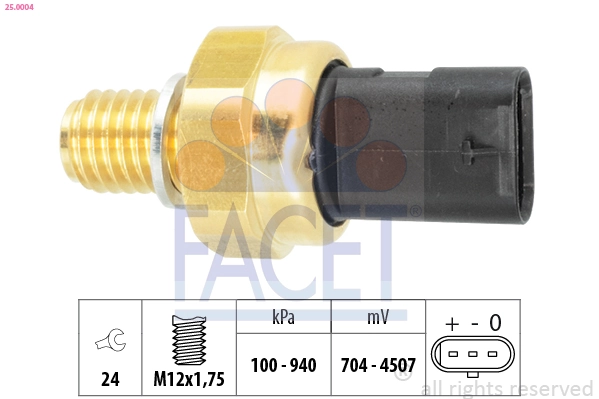 8126212340 Isuzu Sensor de pressão de óleo