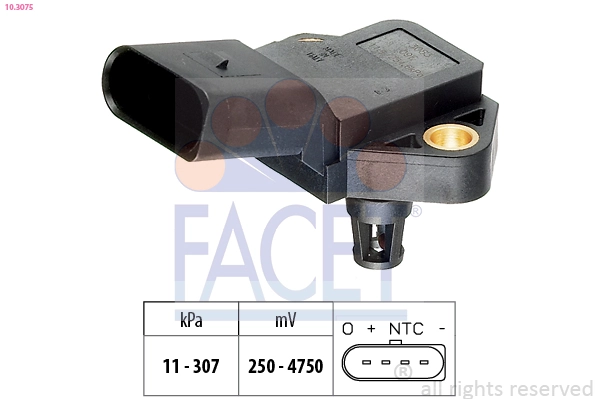 Compre F8820 HELLA Sensor de pressão no coletor de admissão, MAP