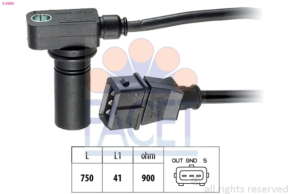  Sensor de posição (de revoluções) de cambota Audi 100 C4 sedan (4A2) (1990 - 1994) C4