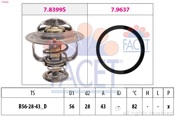 Termostato para Renault Master II HD, FD