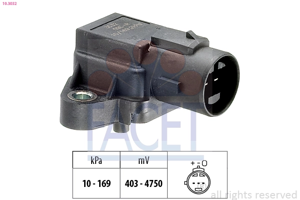 Compre 0798004250 Hyundai/Kia Sensor de pressão no coletor de admissão, MAP