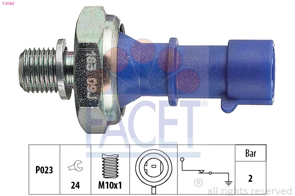 Sensor de pressão de óleo Fiat/Alfa/Lancia 46337579