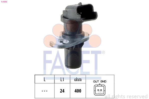144329 EFI Sensor de posição (de revoluções) de cambota