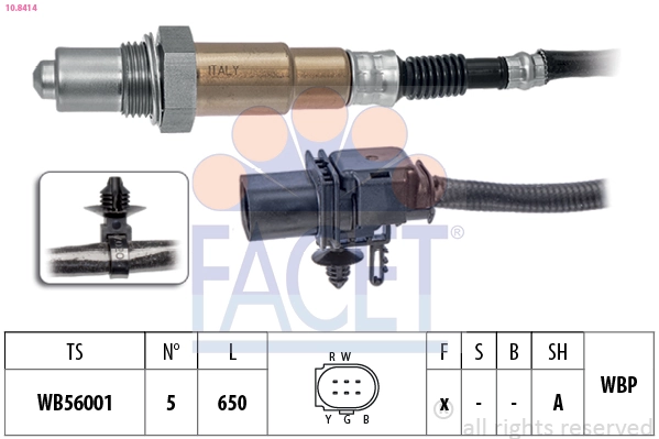Sonda lambda, sensor de oxigênio Volvo 31422092