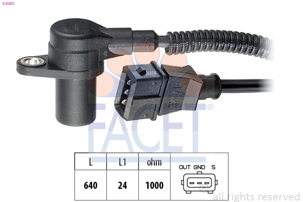 Sensor de posição (de revoluções) de cambota Massey Ferguson 71418978 preço, a partir de 22,03 USD