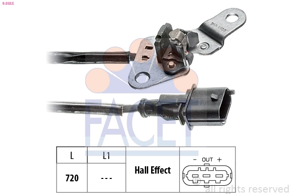 Compre 93179513 Peugeot/Citroen Sensor de posição da árvore distribuidora