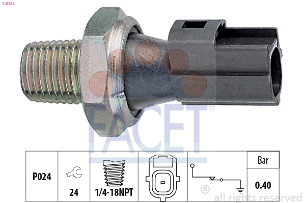 Sensor de pressão de óleo para Ford Focus I DFW