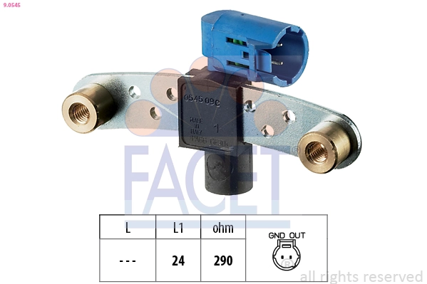 Sensor de posição (de revoluções) de cambota para Renault Scenic GRAND II JM0, JM1