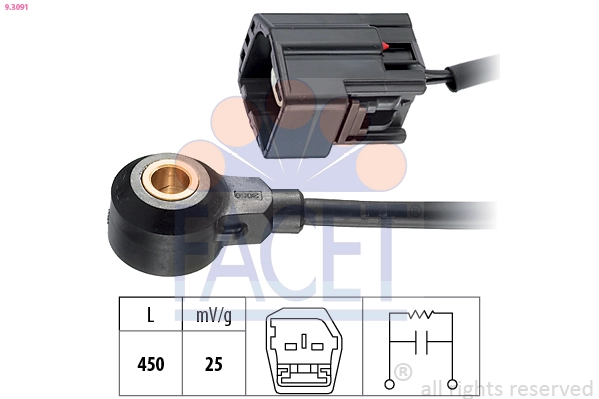 Sensor de detonação para Ford Fiesta JH, JD