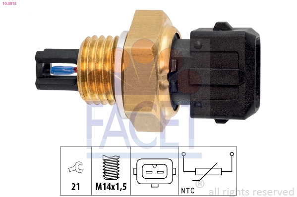 Sensor de temperatura da mistura de ar Volvo S40 I sedan (VS) (1995 - 2003) I