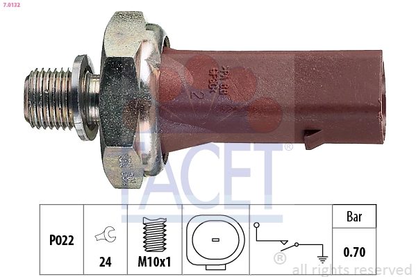 Sensor de pressão de óleo para Audi Q5  8RB