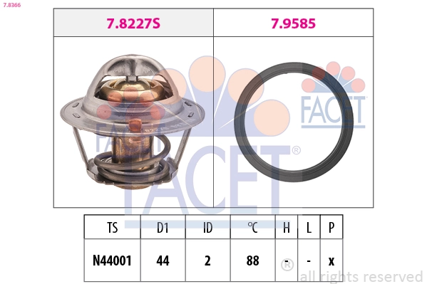 Termostato para Suzuki Alto II EC