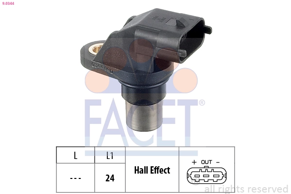 Sensor de posição da árvore distribuidora Ford Mondeo III B4Y