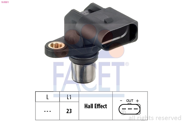 Sensor de posição da árvore distribuidora para Volkswagen Golf III 1H1