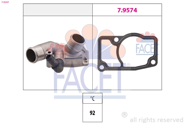  Caixa do termostato Opel Astra G сaixa (F70) (1998 - 2005) G