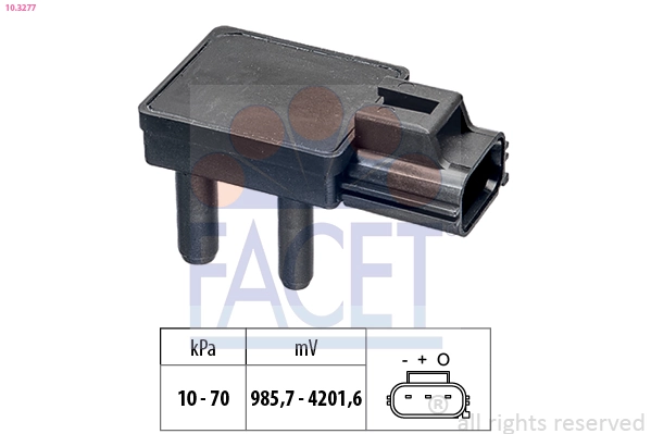 Compre Y64518215B Mazda Sensor de pressão dos gases de escape