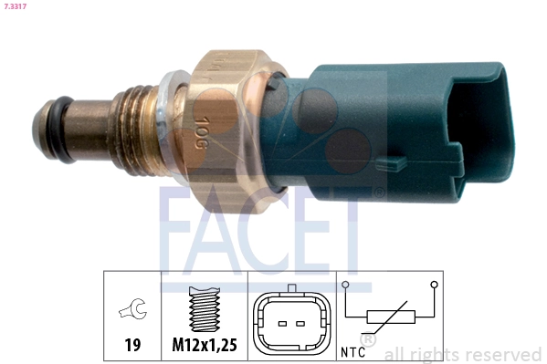 295138 EFI Sensor de temperatura do fluido de esfriamento