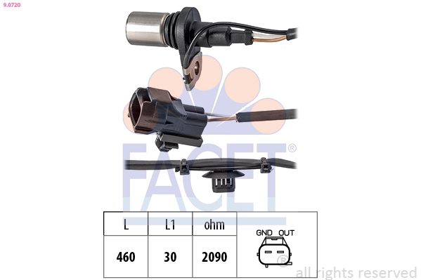 Sensor de posição (de revoluções) de cambota para Toyota Corolla  E11