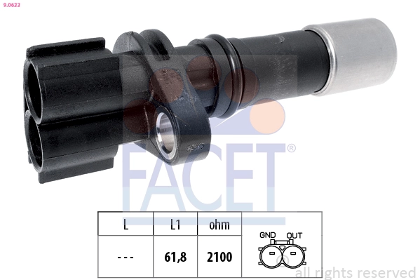 Sensor de posição (de revoluções) de cambota Toyota Corolla  E18