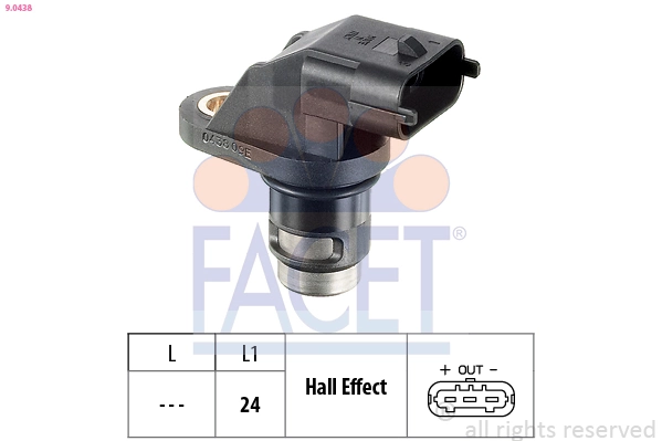 Sensor de posição da árvore distribuidora Mercedes Sprinter I 2-t plataforma a bordo (901, 902) (1995 - 2006) I 2-t