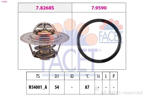 Termostato para Volkswagen Jetta VI 162, 163, AV3, AV2, AY2, AY3
