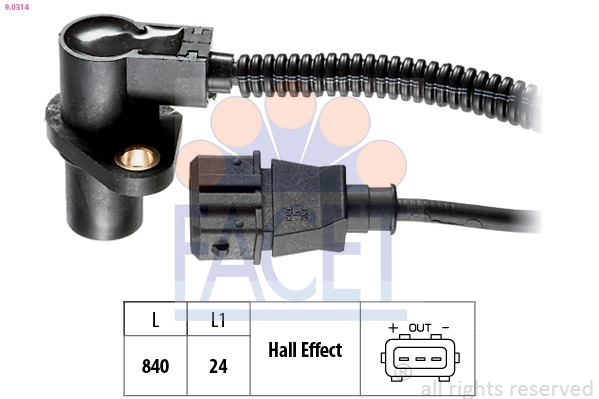 Sensor de posição (de revoluções) de cambota General Motors 90506103 preço, a partir de 23,63 USD