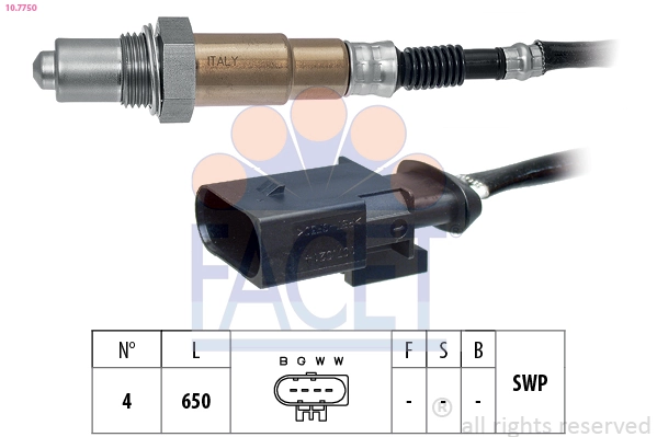 Sonda lambda, sensor de oxigênio até o catalisador Cargo 181741 preço, a partir de 65,52 USD