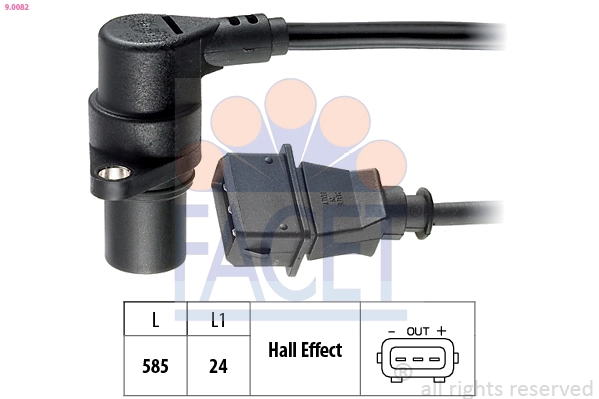 Sensor de posição (de revoluções) de cambota ERA Benelux 550108A preço, a partir de 44,30 USD